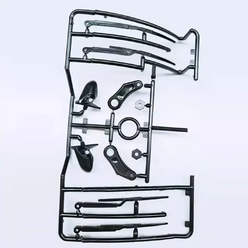 

1/10 Scale RC Car Plastic Side-View Mirrors Exhaust Pipe Brake Disc Wipers Model Hobby On-road Off-road Drift Touring