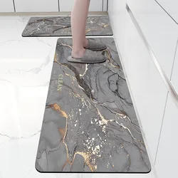 Washable Non-slip Kitchen Carpet High Quality Long Floor Rugs And Carpet PVC Matte Mat For Kitchen Anti Slip Diatomite Bath Mats