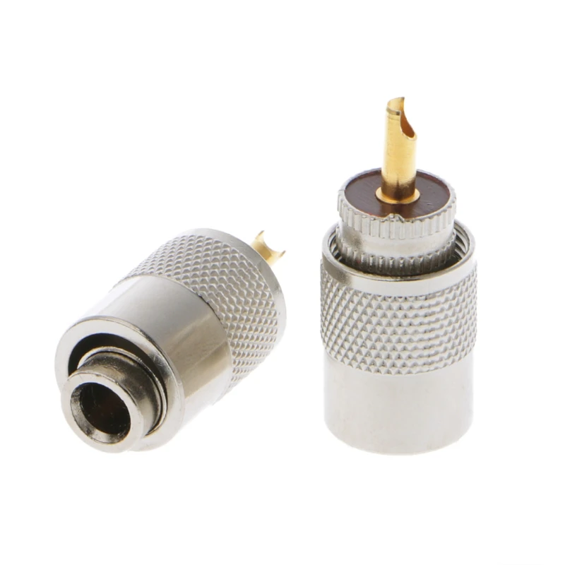 Connecteurs RF à souder mâles UHF PL-259, 10 pièces, fiches pour câble Coaxial RG8X