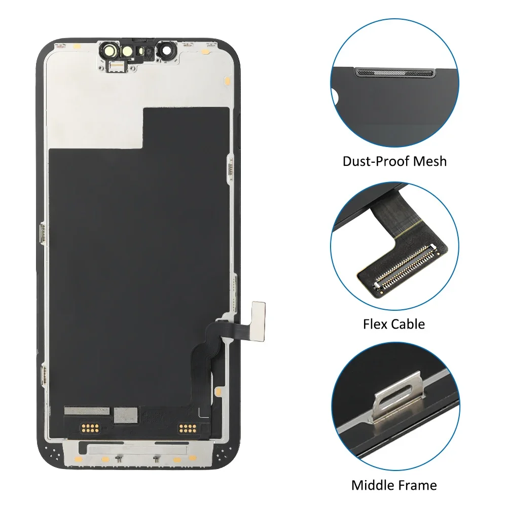 OLED Touch Screen for iPhone 13 Touch Digitizer Assembly for iPhone 13 Mini Display Screen Replacement Parts 100% Tested