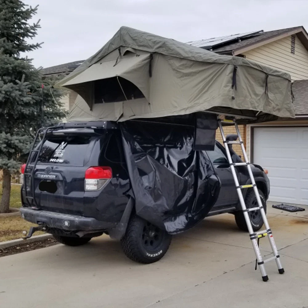 Off Road Canvas Car Roof Top Tent Camping Outdoor 4wd Rooftop Pop Up Camper