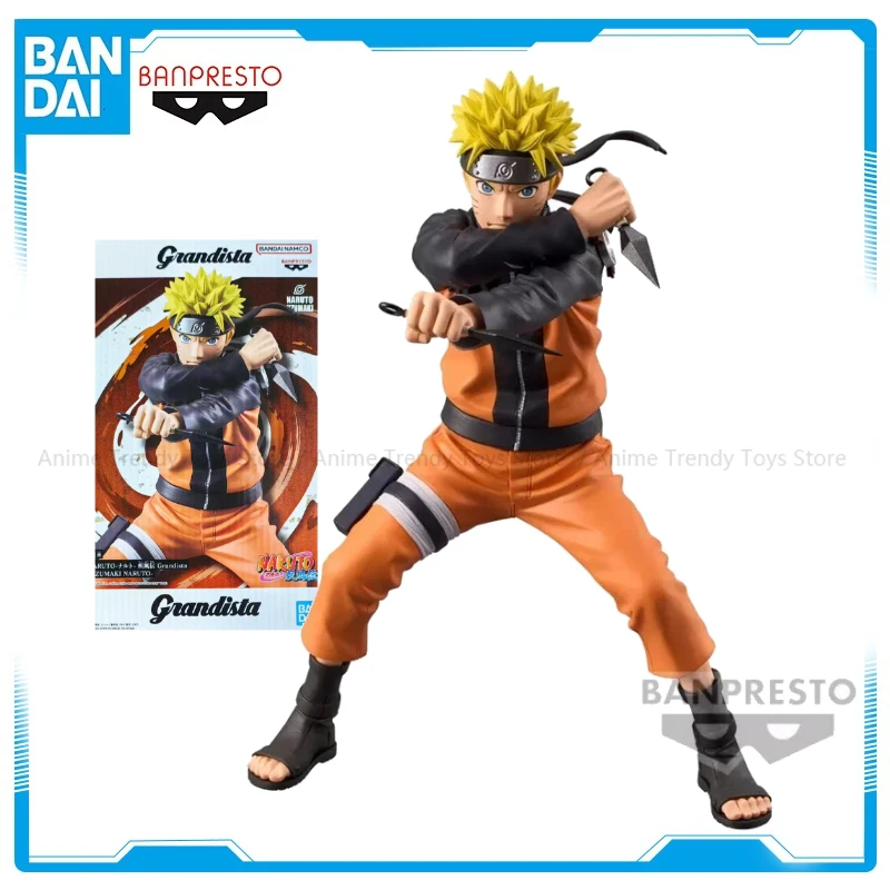 

In Stock Bandai Original BANPRESTO Anime NARUTO Grandista 2.0 ROS Uzumaki Naruto Action Figure Model Toys WY