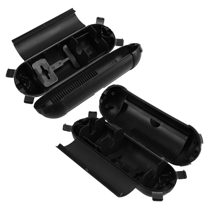 ABRS-2PCS غطاء أمان كابل تمديد مع صندوق توصيل كهربائي مقاوم للماء لحماية قابس المخرج
