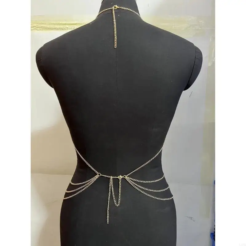 독특한 합금 무두 사슬 체인 현대 합금 술 체인 패션 비치 바디 체인 명세서 액세서리