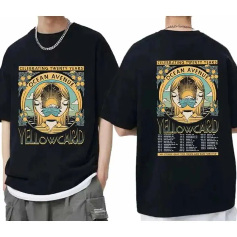 

Yellowcard 2024 Ocean Avenue 20 Years Tour Shirt Heavyweight T-shirt M tshirt