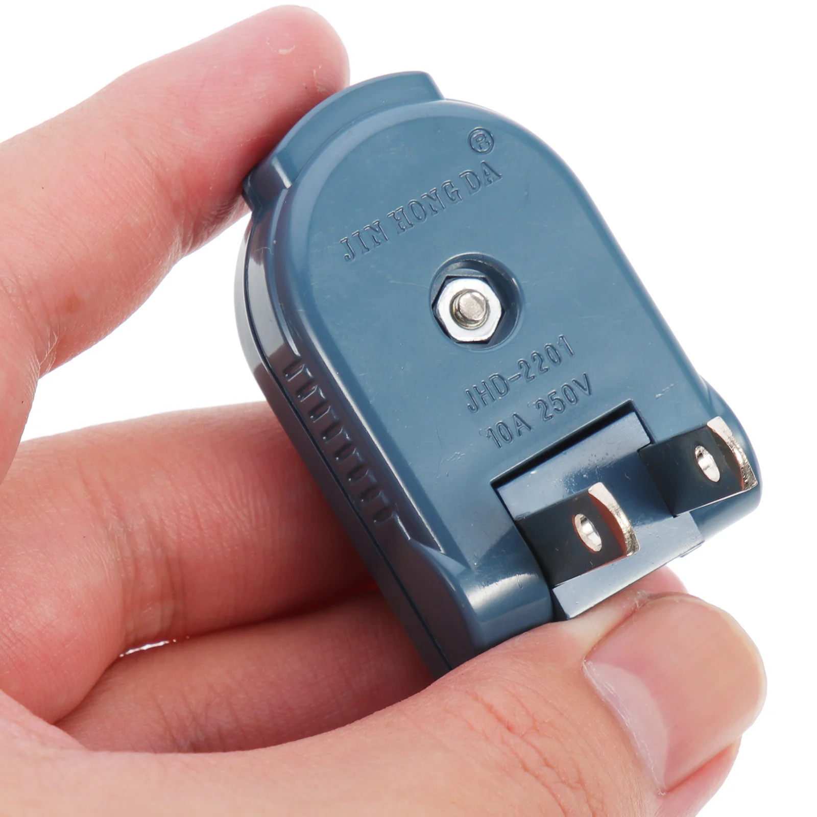 

6Pcs Us Standard Electric Plug Replacement Rotatable 2 Prong 125V 10a Screw Lock Straight Angle for Household Appliances