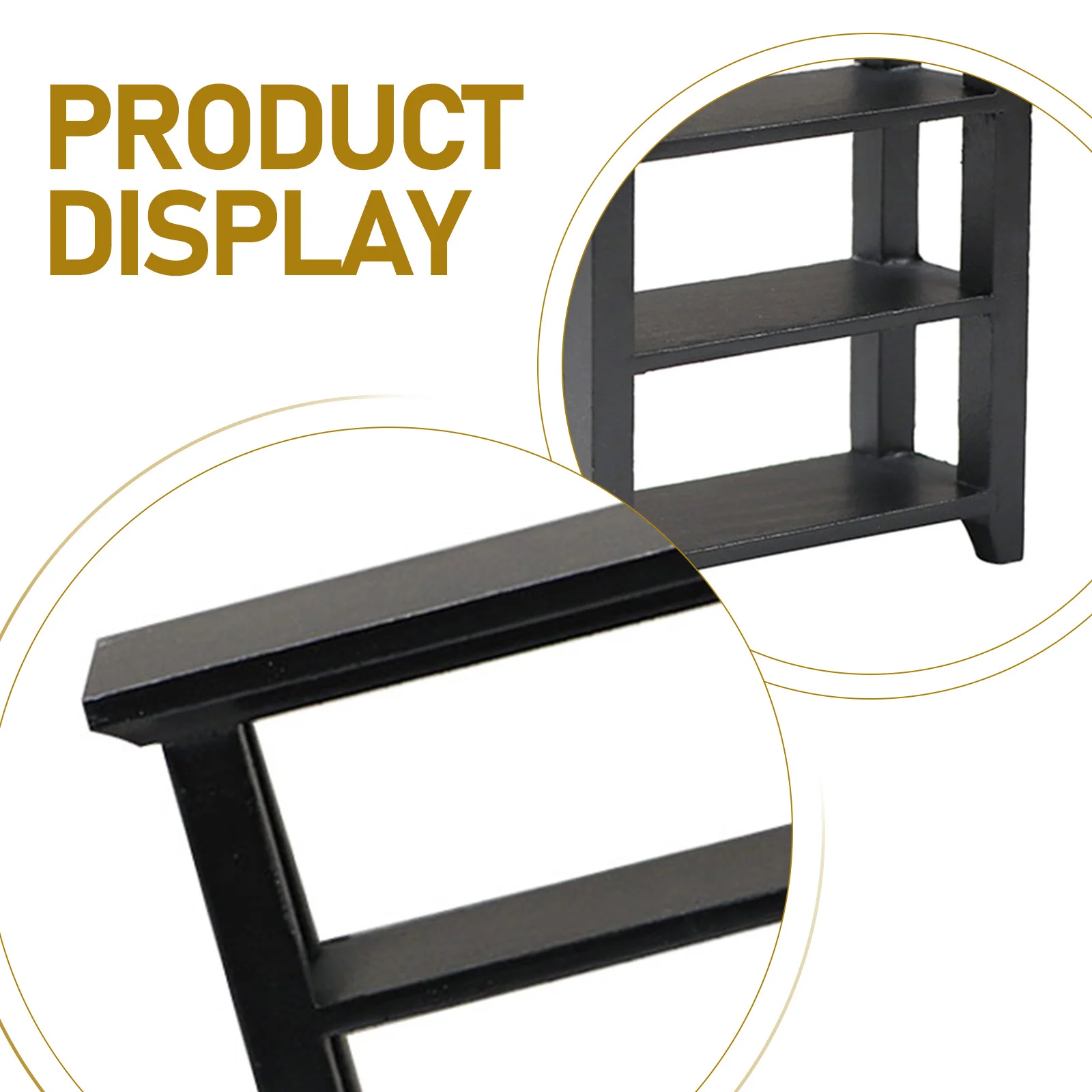 Mini meubles de maison décoratifs, Mini bibliothèque en bois, étagère à livres de Simulation, matériau en bois de qualité supérieure, Durable, sûr, léger et réaliste