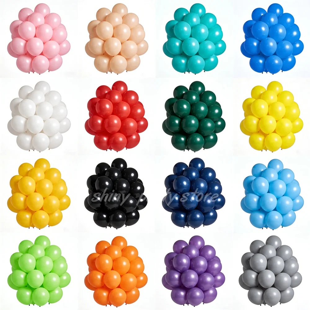 

5/10/12/18/36inch Green Balloon Jungle Green Hot Pink White Latex Balloon Birthday Party Decoration Baby Shower Wedding Globos
