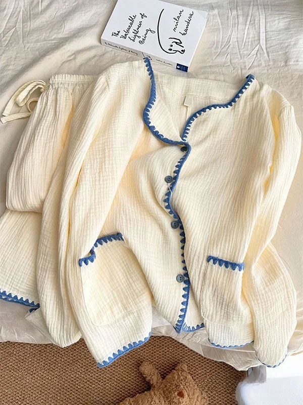 

Очень большие 300-мешочек Lazy Sle Color Blo, хлопковая пряжа, длинный све, женские пижамы, мягкие длинные брюки, модная домашняя одежда