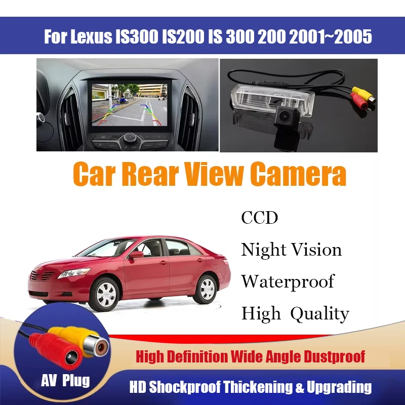

Автомобильная камера заднего вида для Toyota Camry 2007 ~ 2013 CCD Full HD камера ночного видения резервная парковочная камера водонепроницаемая противоударная камера
