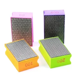Diamant Hand Polieren Pads Fliesen Glas Schleif Schleif Block Pad Stein Marmor Keramik Schleif Schleif Disc Polierer Werkzeuge