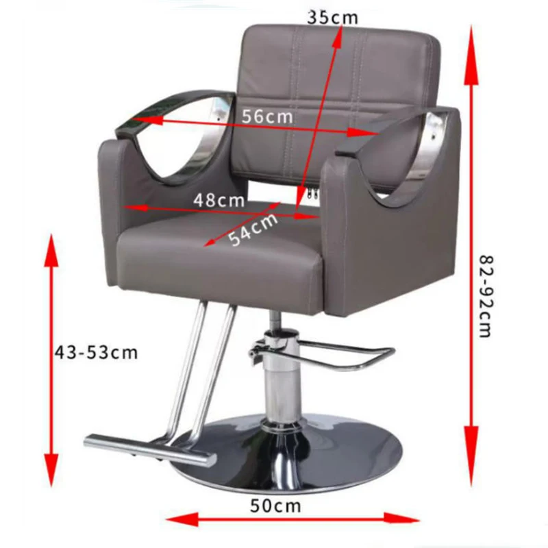 Adjustable Nordic Barber Chair Industrial Comfortable Salon Chair Barbershop Modern Poltrona Barbiere Hair Salon Furniture