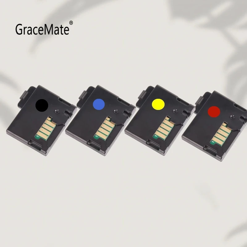 1 conjunto de 4 peças de chip de redefinição de toner com capa para cartucho de toner Xerox 6015 Chip Phaser 6000 6010 WorkCentre WC 6015
