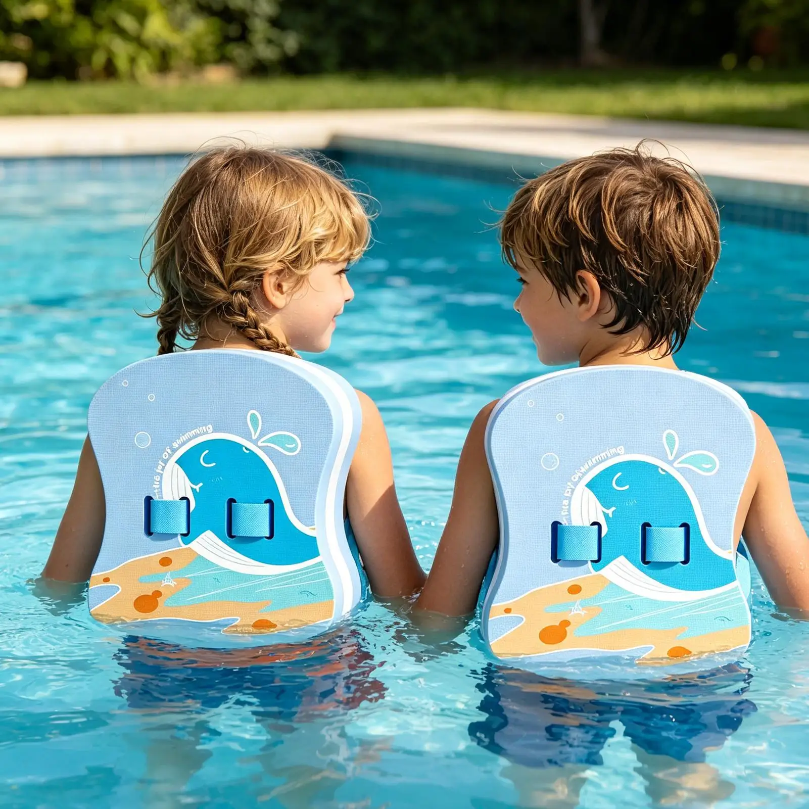 Swimming Board Portable Pool Training Aid Safety Swim Training Board For Kids Beginners Learning School Pool Beach Vacation