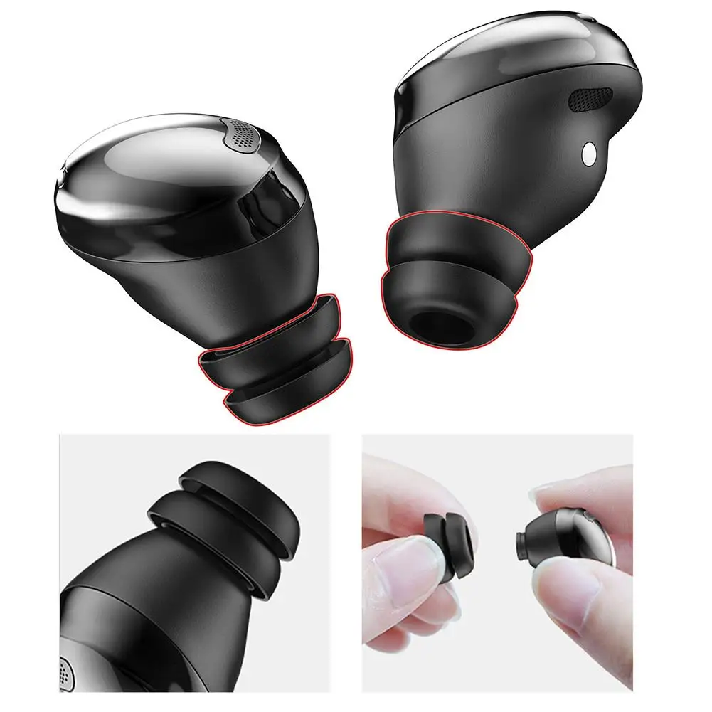 Silicone Earbuds Anti-slip Anti-lost Comfortable Ear Caps Compatible For Samsung Galaxy Buds Pro Headphones Earbud Ear Tips