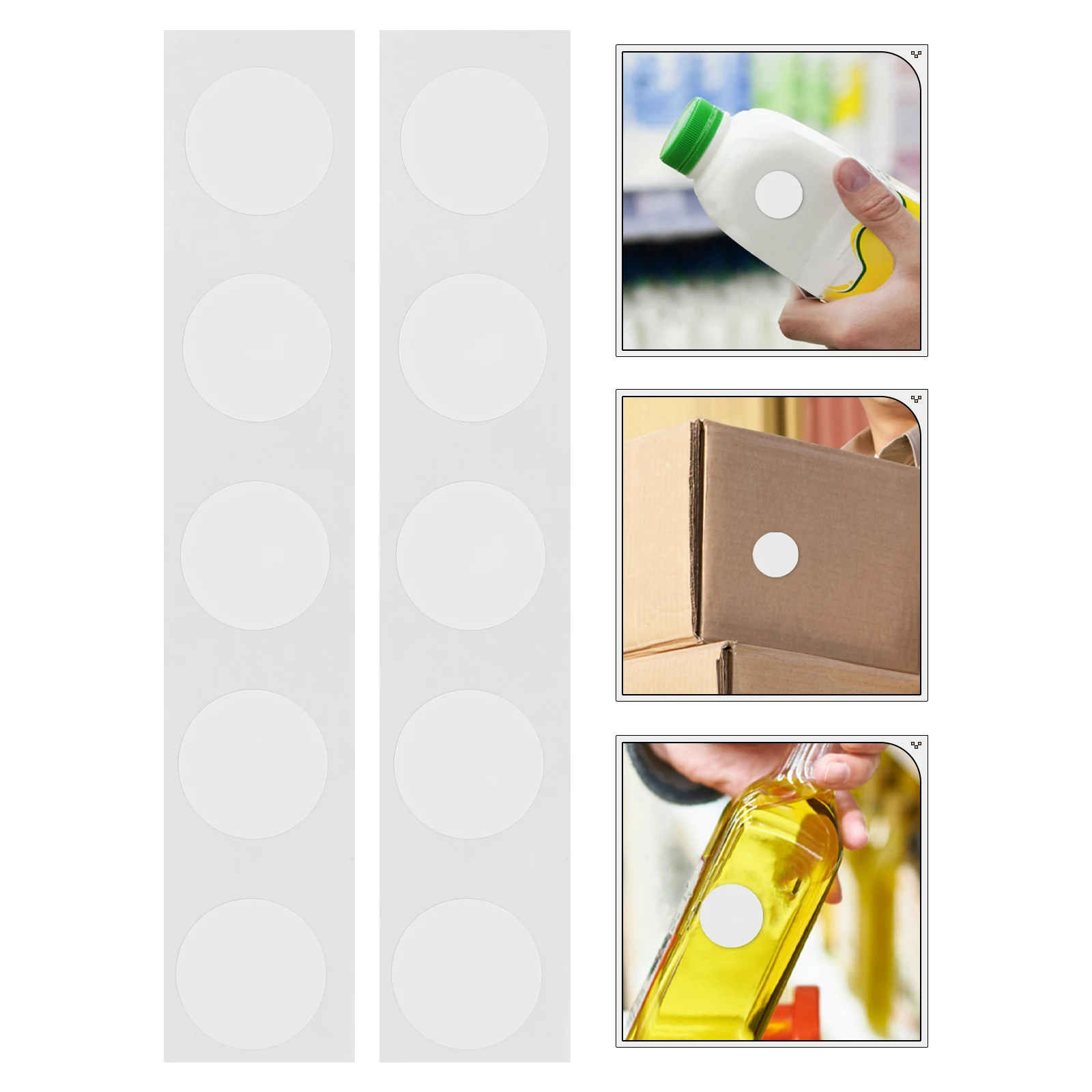 

50pcs Anti-Counterfeiting Label Sticker Adhesive Stickers For Product Security Tamper Protection Logistics Tracking Smart
