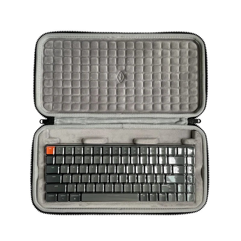 Casca dura à prova dhard água escudo protetor bolsa para keychron k3 v2 teclado mecânico k7 caixa de transporte do eixo curto armazenamento