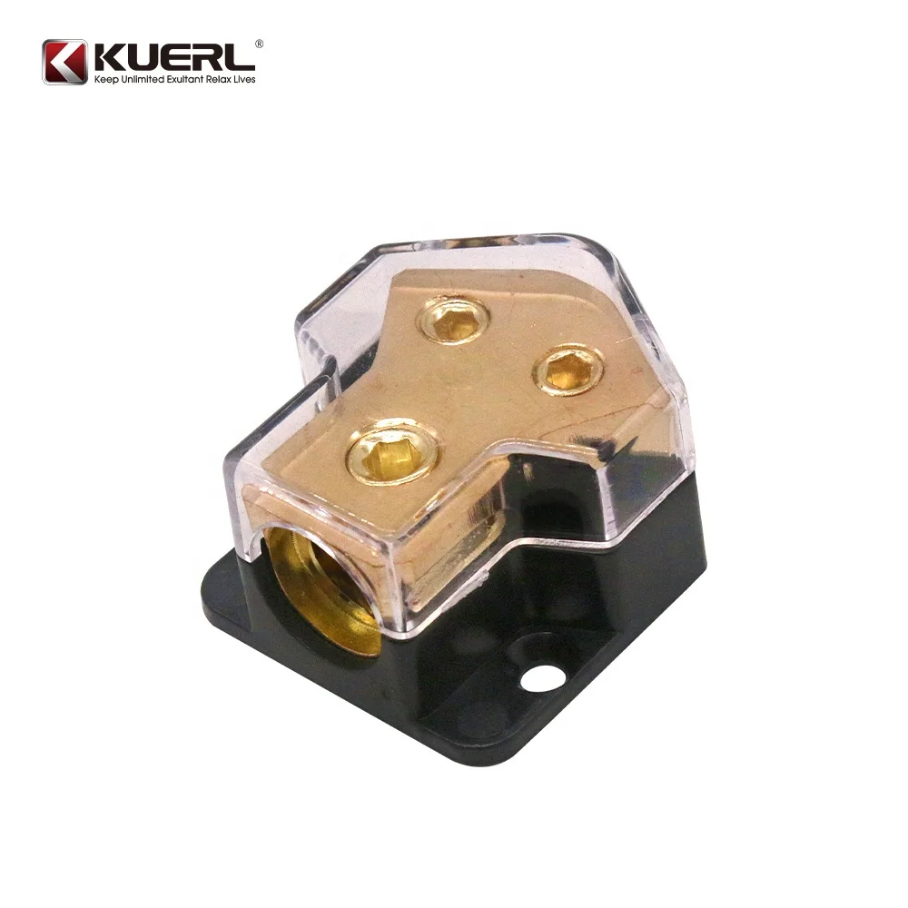 Wholesale Car Stereo Refit Power Distribution Box Good Quality 2 Way Car Audio Power Distribution Block Car Audio Accessories