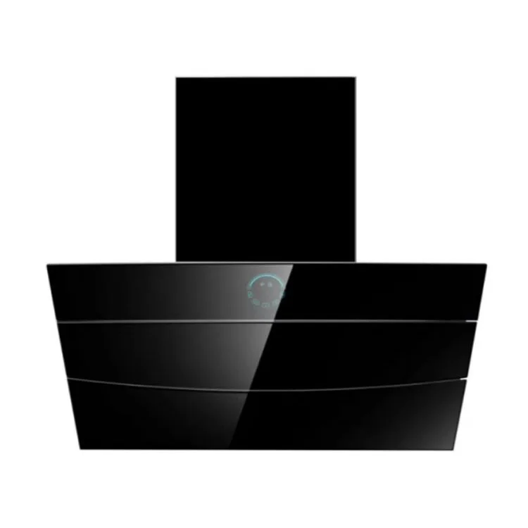 Custom Kitchen Chimney Hood LED Light Stainless Steel Housing Glass Material Electric Power Source Exhaust Household Hotel Use