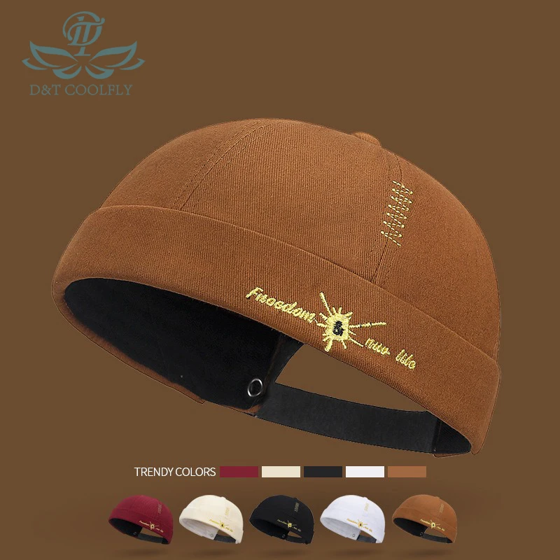 D&T 2024 New Hip Hop Hat Personalized Embroidered Landlord Men Women Versatile Trendy Fashionable Headless Adjustable Cool Hat