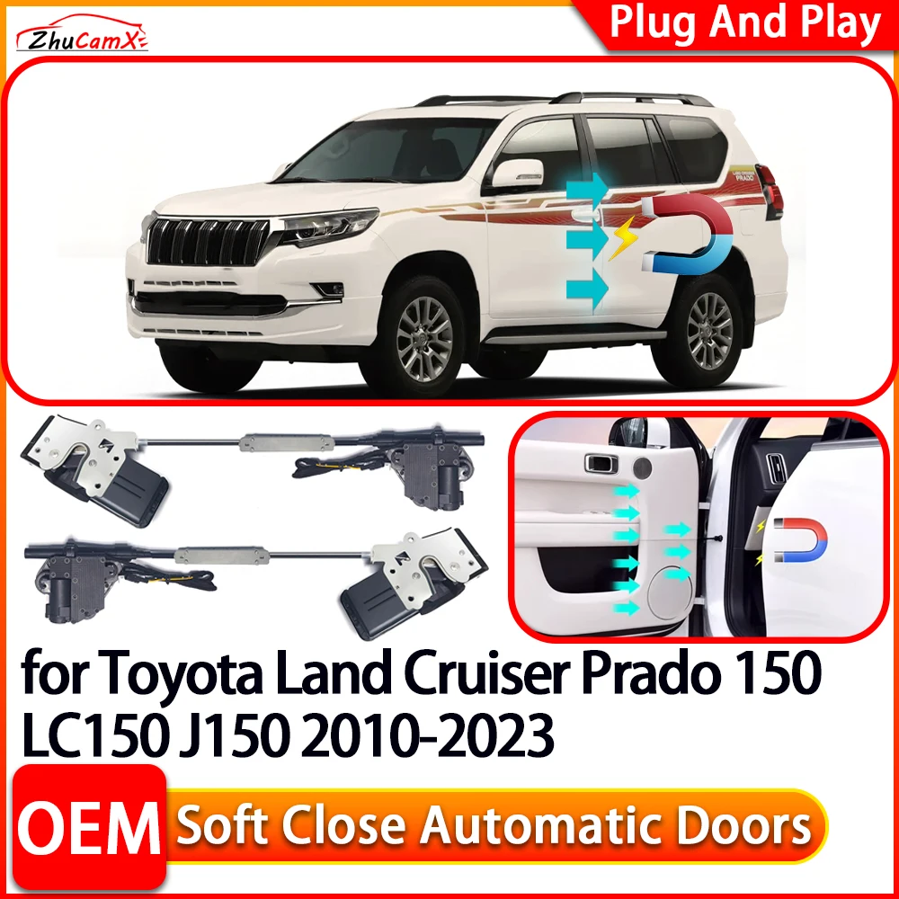 for Toyota Land Cruiser Prado 150 LC150 J150 2010-2023 Electric Soft Close Door Closer Power Closing Door Comfort Closing System
