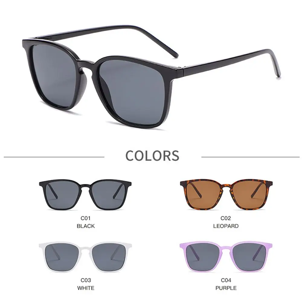 Gafas de sol Retro UV400 para mujer y hombre, lentes de sol cuadradas de alta calidad, tendencia de verano