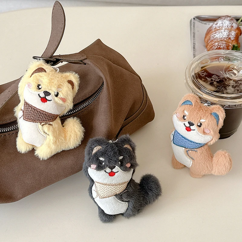 

1Pc Cute Cartoon Plush Shiba Inu Puppy Doll Pendant Backpack Hangings Decoration Gifts