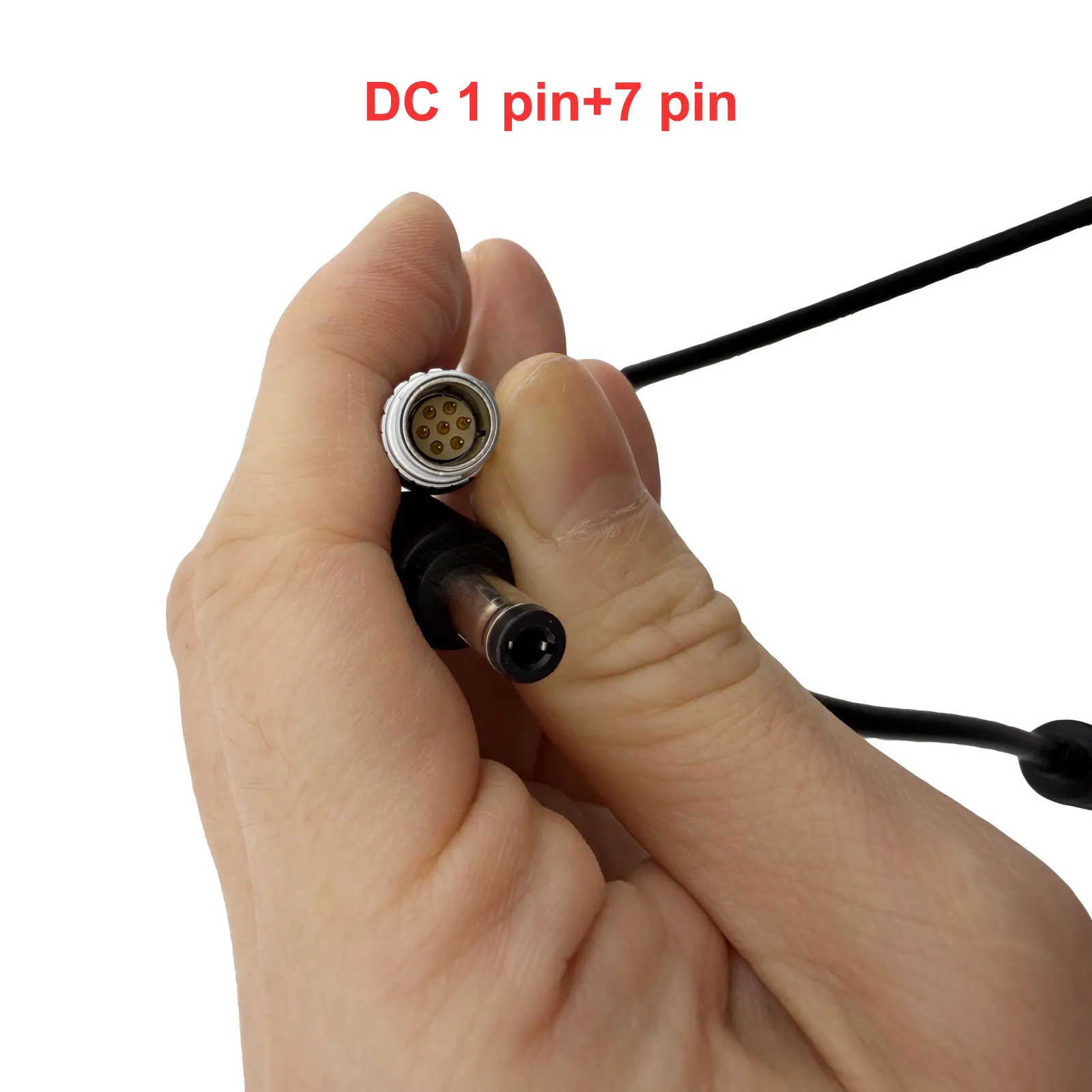 DC +5/7 Pins Pole Battery Power Cable Connect BL5000 BL10000 BL20000  External Pole Bar Batteries To Trimble  CHCNAV South GPS
