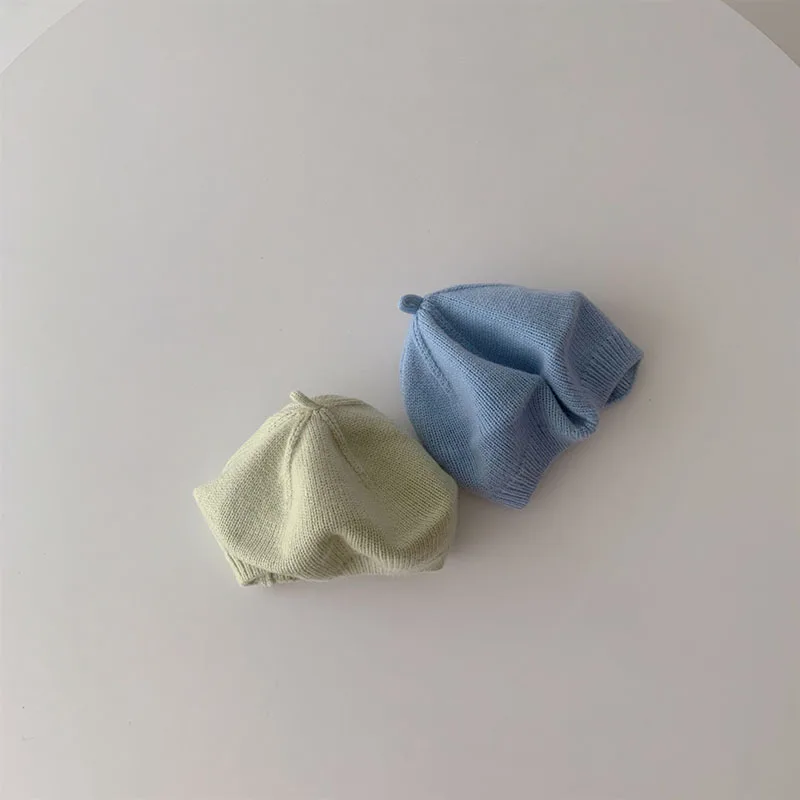 Baby Girls\' Beret Hat, Acessórios de Moda, Toddler Cap, Infantil Stuff, Primavera, Outono, Kids, 1-5Y