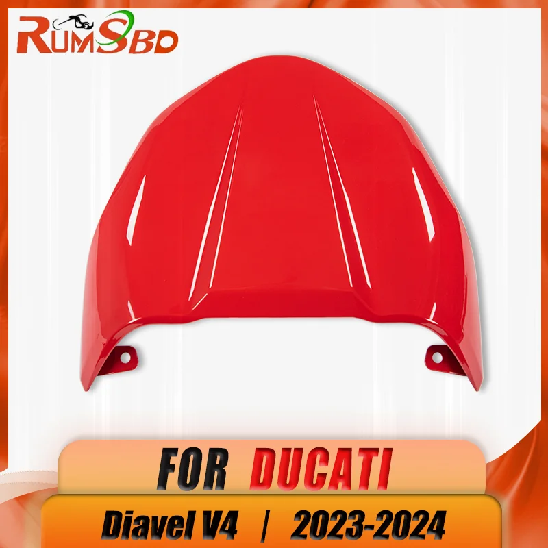 

Motorcycle Rear Passenger Cowl Solo Seat Back Cover Pillion Fairing Part For Ducati Diavel V4 2023 2024