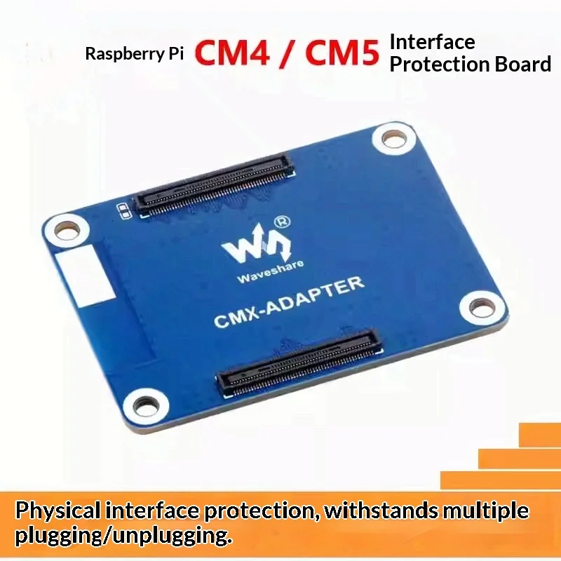 Long-Term Testing Interface Protection Board, Physical Plug Damage Prevention (CM4/CM5 Dual-Compatible)