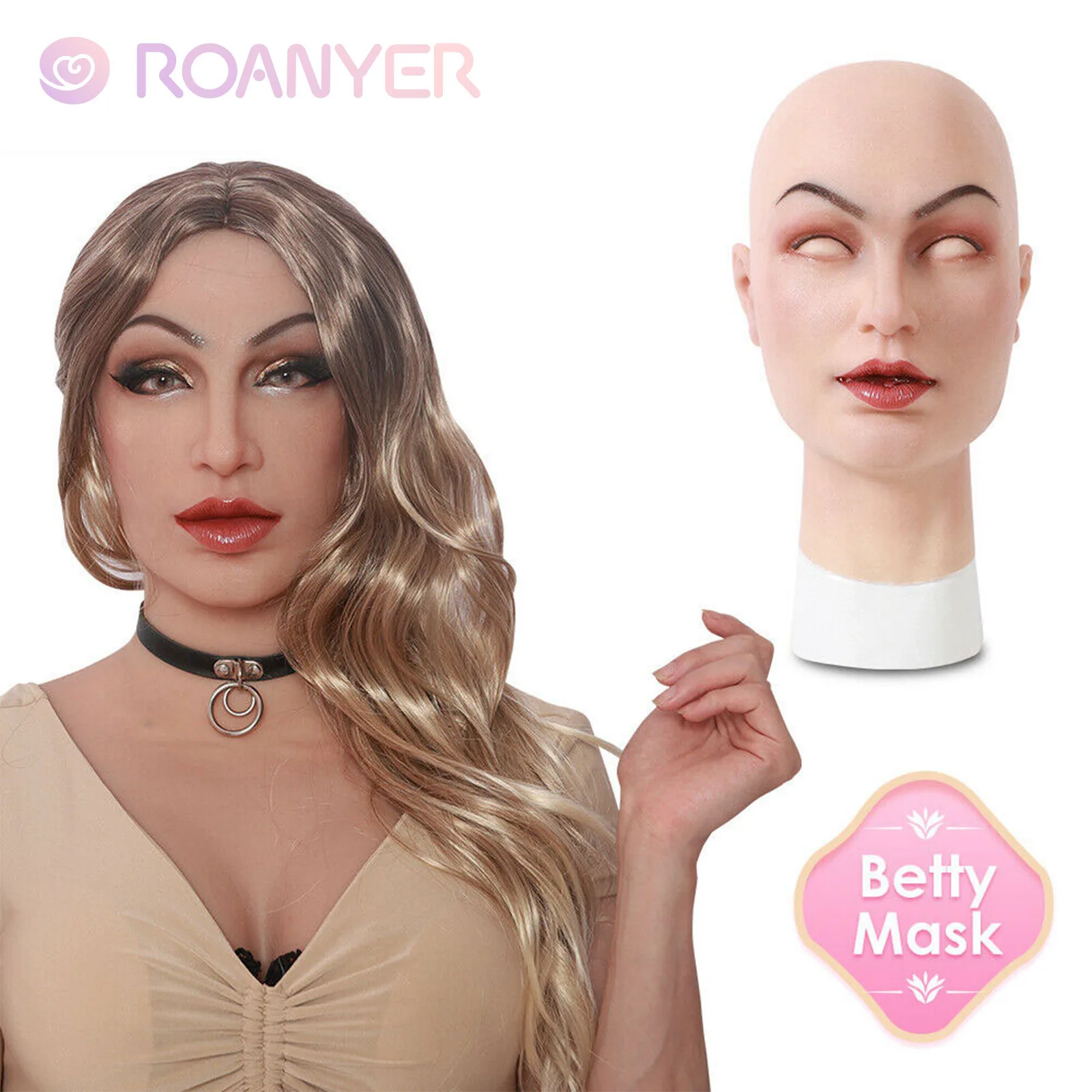 Roanyer Silicone Betty Ann May Crossdresser Costumes Drag Queen Male to Female Crossdressing Realistic Bodysuit Skin