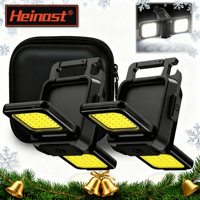 Rechargeable LED COB Flashlight Mini LED Handheld Work Light Waterproof Keychain EDC Emergency Lantern For Outdoor Camping