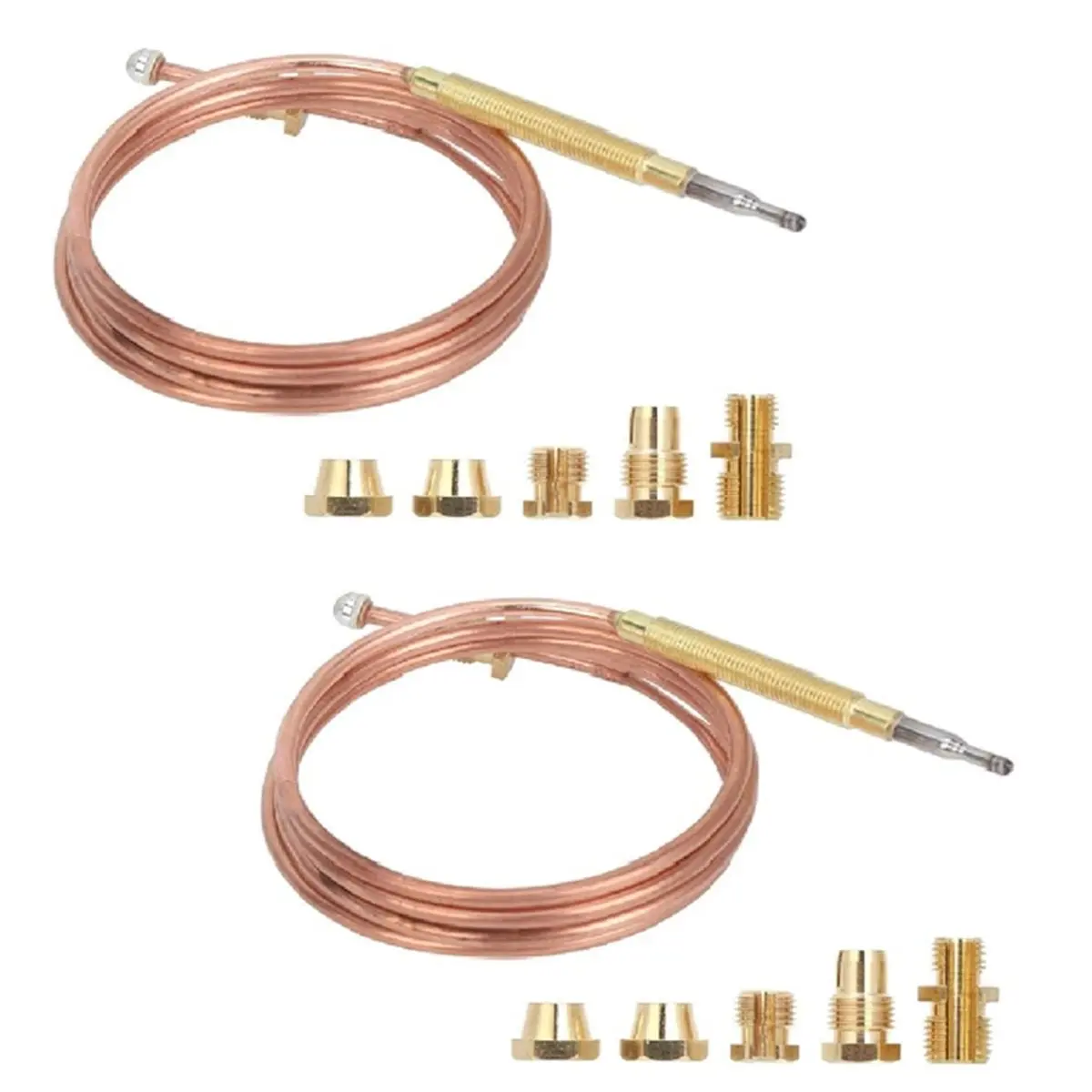 Y1274A J~Universal Gas Thermocouple, Gas Stove Thermocouple Kit Adaptors, Outdoor Propane Gas Heater Replacement Temperature