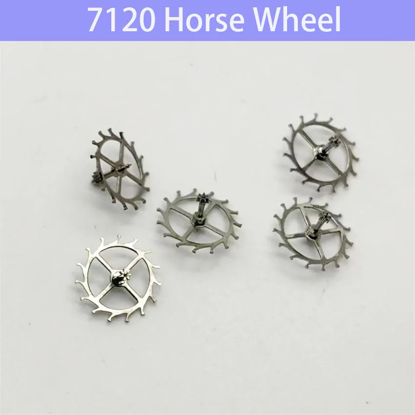 Watch Repair Parts Escapement Wheels Horse Wheels Accessories for Domestic 7120 Movements Compatible Watch Maintenance Tools