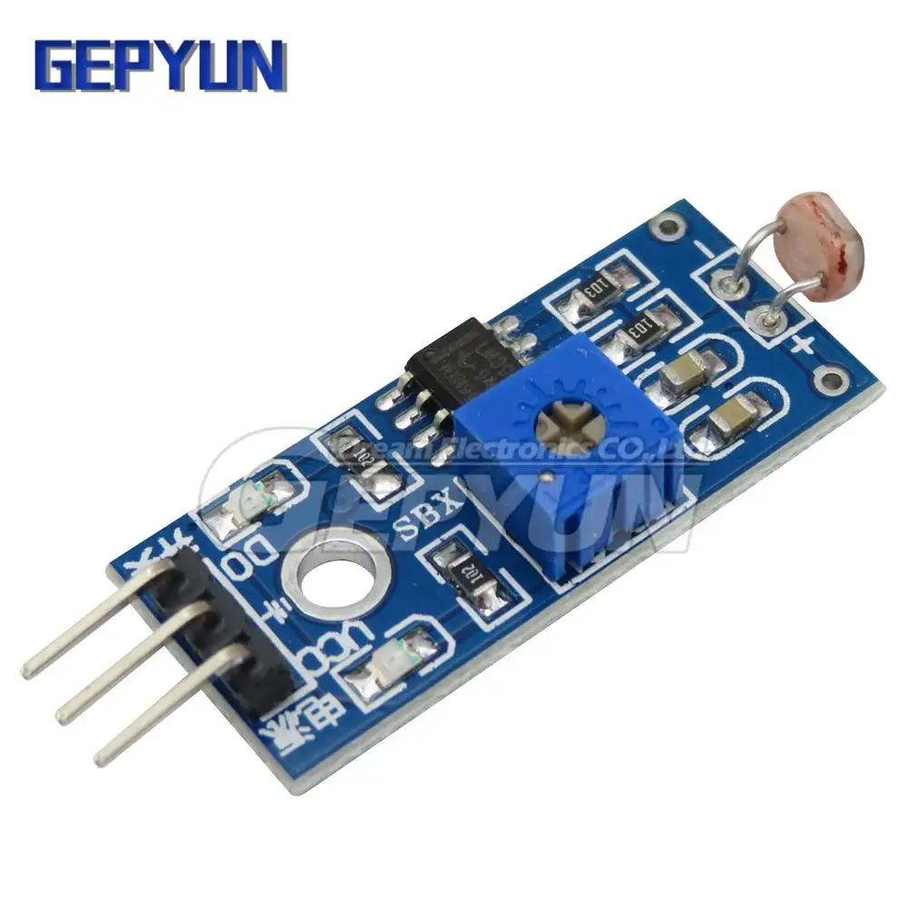 Picture 3: Photosensitive sensor module light module detects photosensitive photosensitive resistor module for arduino