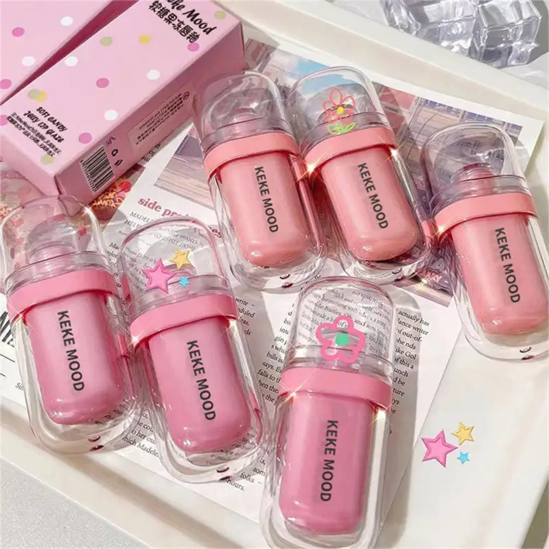 Lipglosskwaliteit Gemakkelijk te kleuren Hydraterende non-stick cup Blijvende kleur Hydraterende lippenbalsem Onweerstaanbare gladde lipkleur