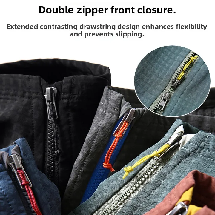 

Outdoor King 3D Tailored Fce Lined Commuter Jaet Stand Collar Windproof Waterproof Spring Autumn ex Couples Sle