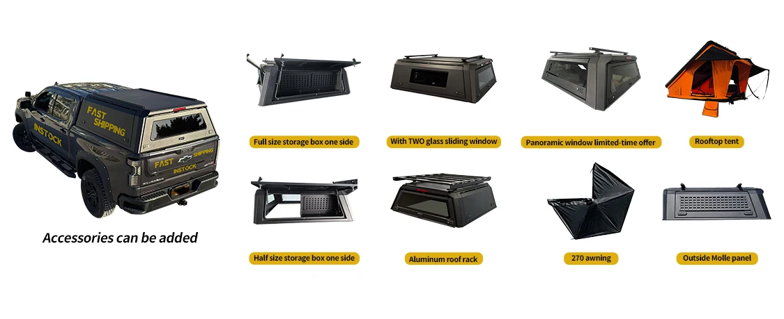 KQX Para Chevy Silverado 1500 GMC Sierra 1500 Short Bed 2024 Ranger Truck Cap Topper RAM 3500 Camper Tundra 2026
