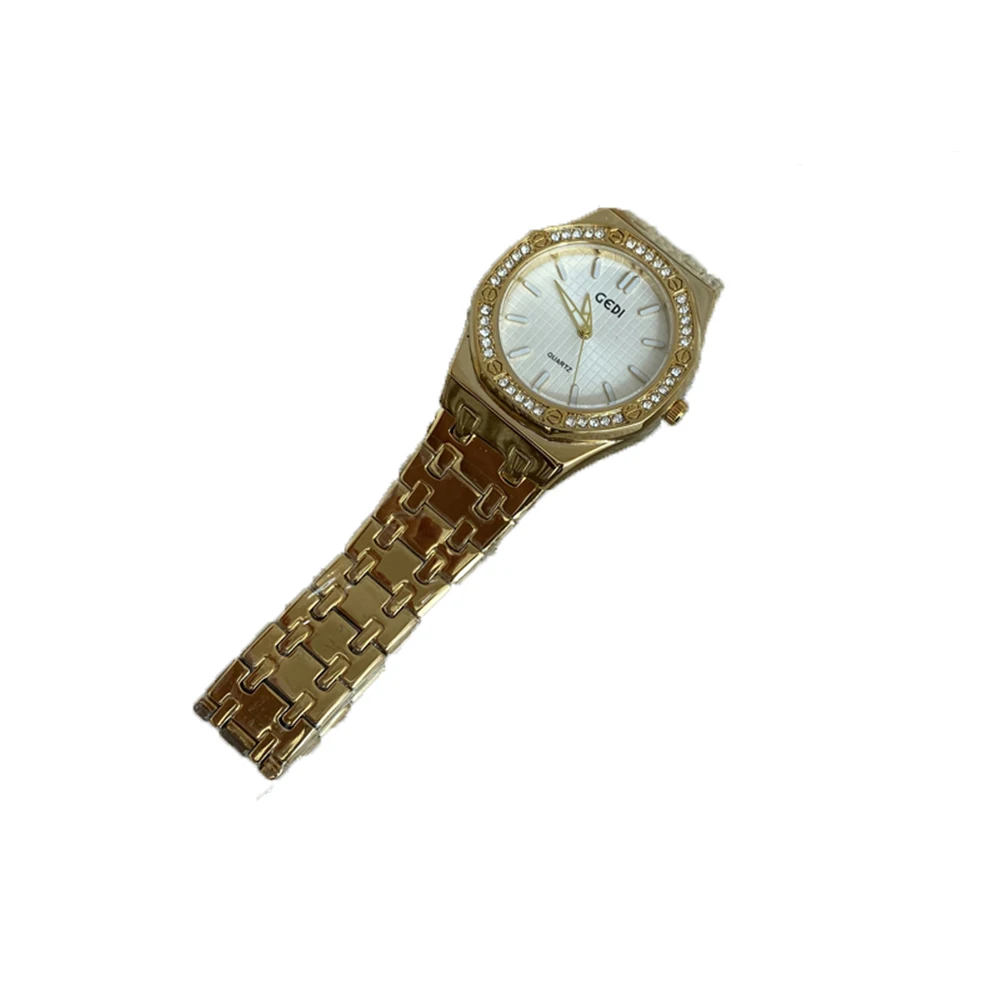 Free shippings Fashion Simplicity Temperament  steel belt chain Quartz Watch For women girl watch Jewelry accessories