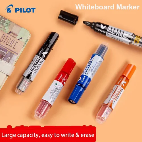 Bolígrafo de pizarra PILOT, tinta reemplazable, marcadores de colores borrables líquidos directos a base de agua de alta calidad, papelería japonesa estética