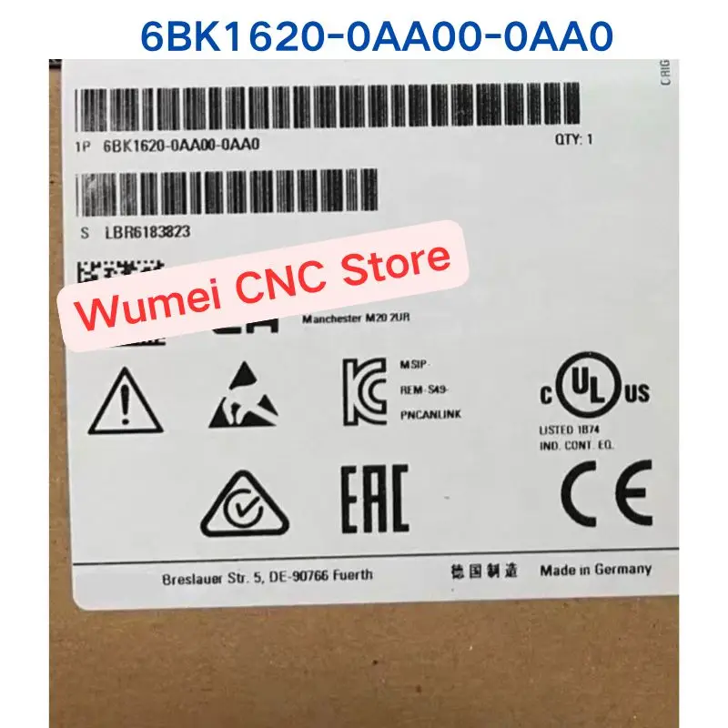 

Brand new Original module 6BK1620-0AA00-0AA0