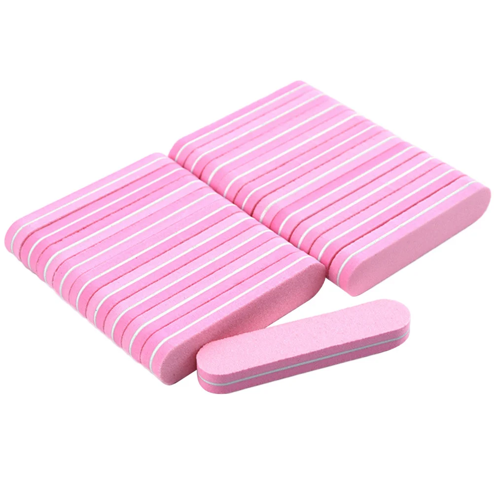 20 Stuks Mini Nagelvijlen Dubbelzijdig Manicure Pedicure Tool Herbruikbare Smoothing Polijsten Acryl Nagels Thuis Diy Gift