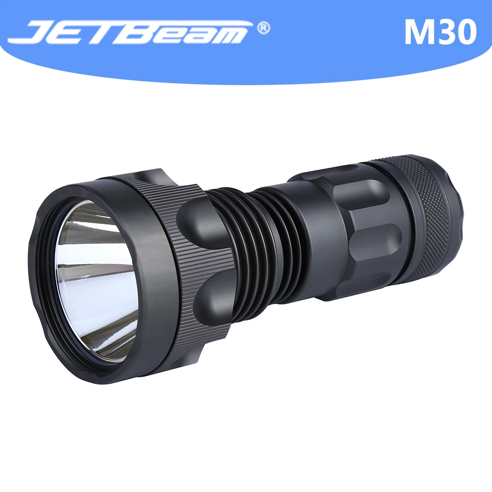 Jetbeam M30 Flashlight EDC Torch 3000 Lumens Ultra Long Range LED Flashlight