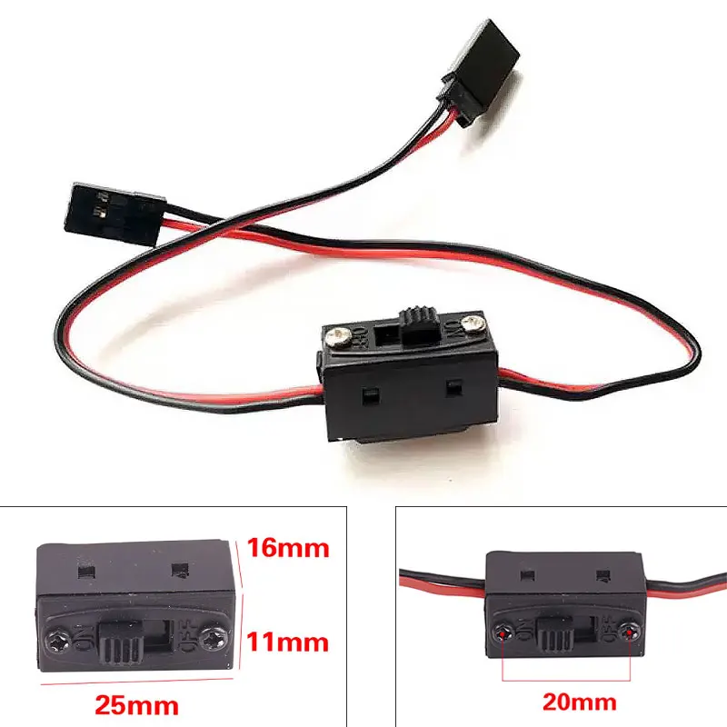 

LED Light Control Power Switch for TRX4 Axial SCX10 90046 Tamiya RC Model Car