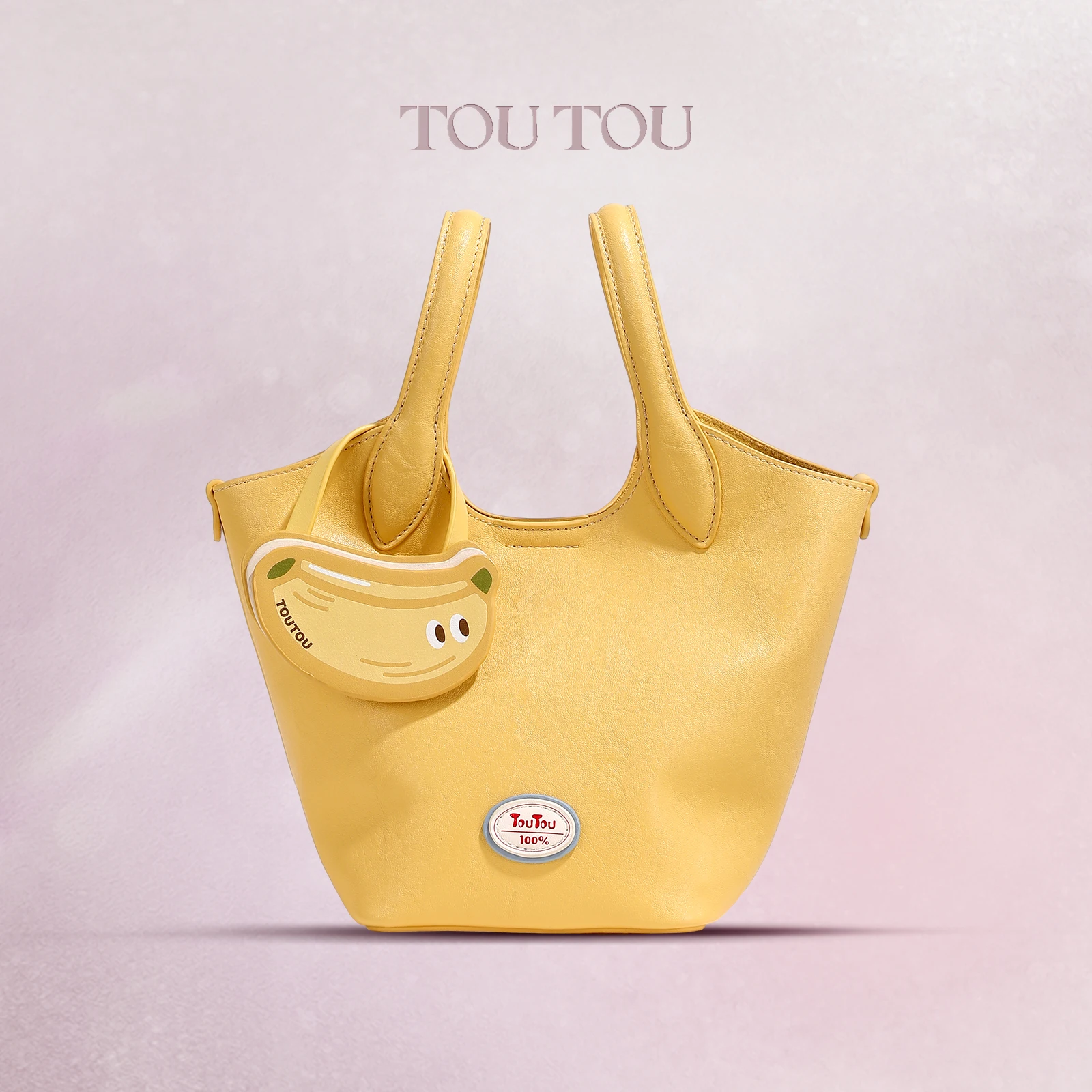 

TOUTOU женская сумка, новинка лета 2025, сумка-мешок с милой подвеской, дизайнерская сумка через плечо на одно плечо с допамином
