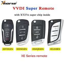 Xhorse XEDS01EN/XEFO01EN/XEMQB1EN/XELEX0EN XE series VVDI Super Remote with XT27A Chip for VVDI2/VVDI Key Tool Max mini Key tool