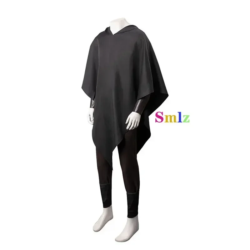 2025 New Anime Puss Cosplay Death Wolf Costume Outfit Black Hoodie Cloak Pants Boots Set Halloween Carnival Party Suit RQR67