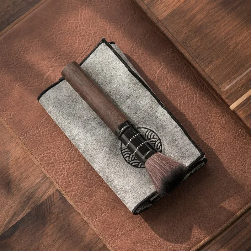 

Tea Towel Thickened Absorbent Soft Kitchen Cleaning Cloth Plush Imitation Deerskin Towel Table Mat Pad Coaster Tea Accessories