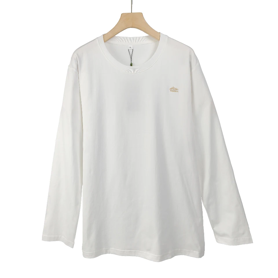 

100% Cotton Long Sleeve T shirt For Men Solid Spring Casual Mens T-shirts High Quality Male Tops Classic Clothes Men's T-shirts
